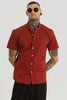 Red Oxford Solid Shirt