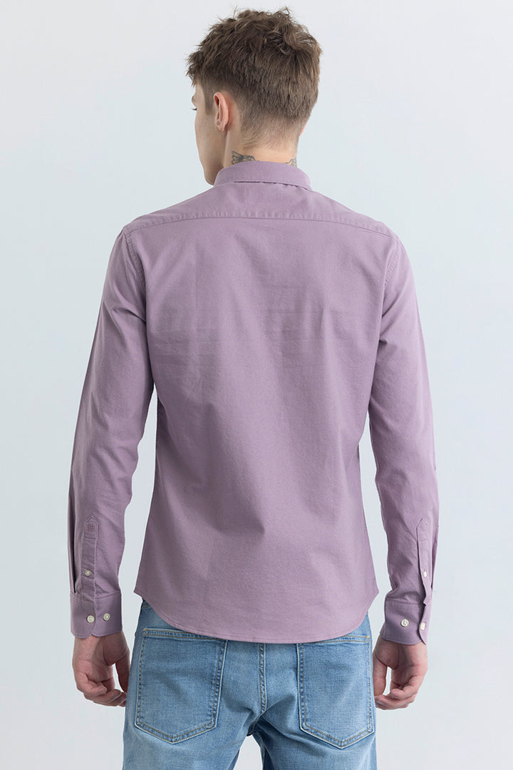 ClassicContour Plain Purple Shirt