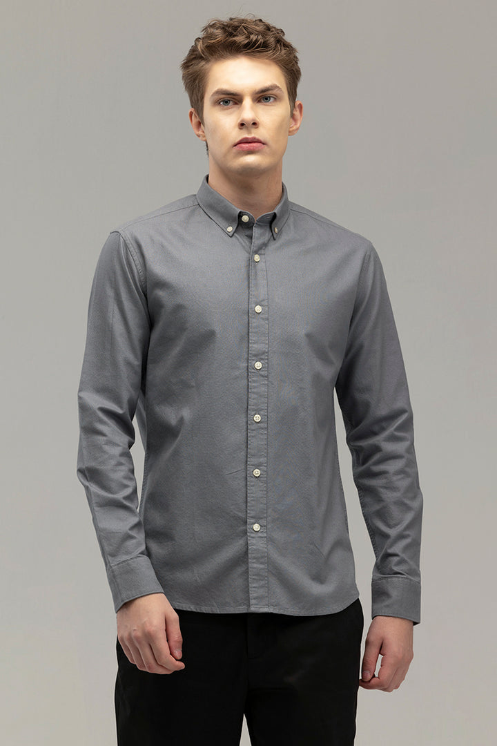 ClassicContour Plain Grey Shirt