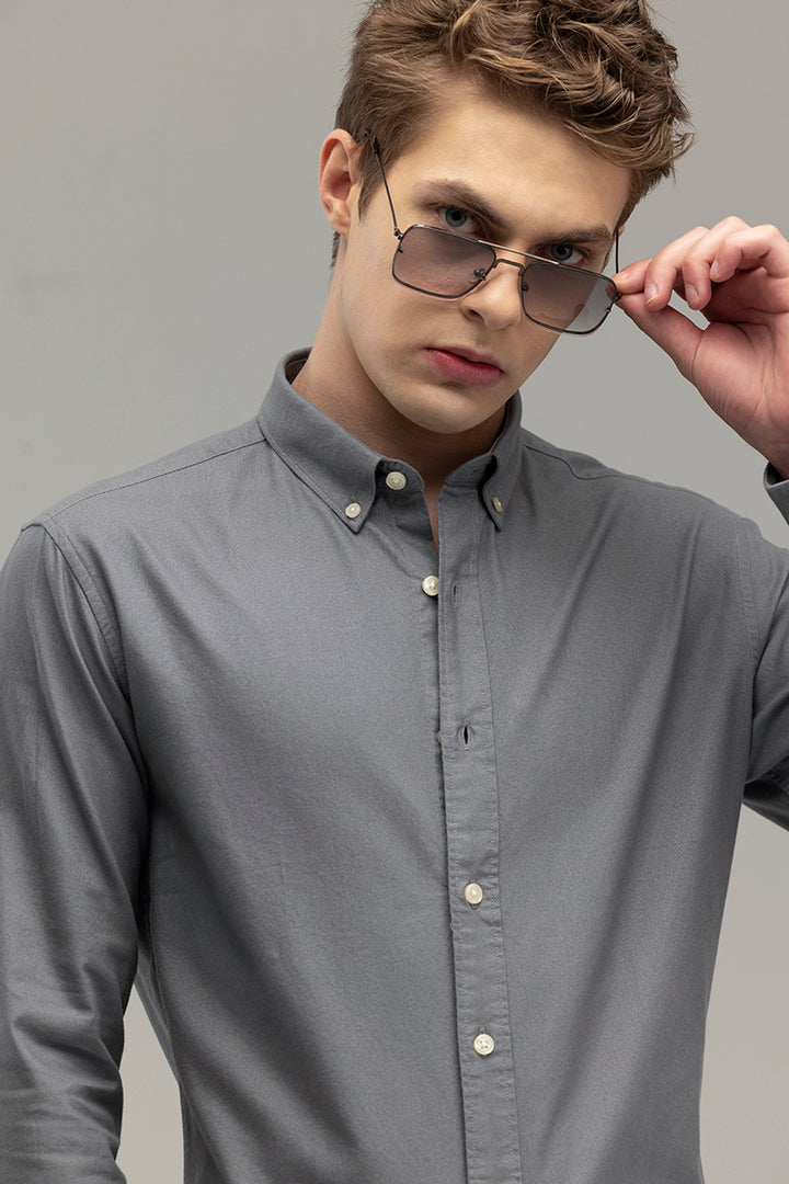 ClassicContour Plain Grey Shirt