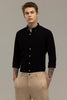 ClassicContour Plain Black Shirt