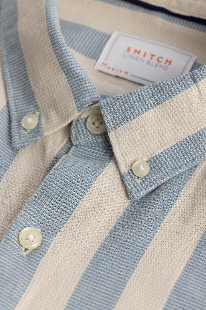 Aurora Light Blue Stripe Shirt