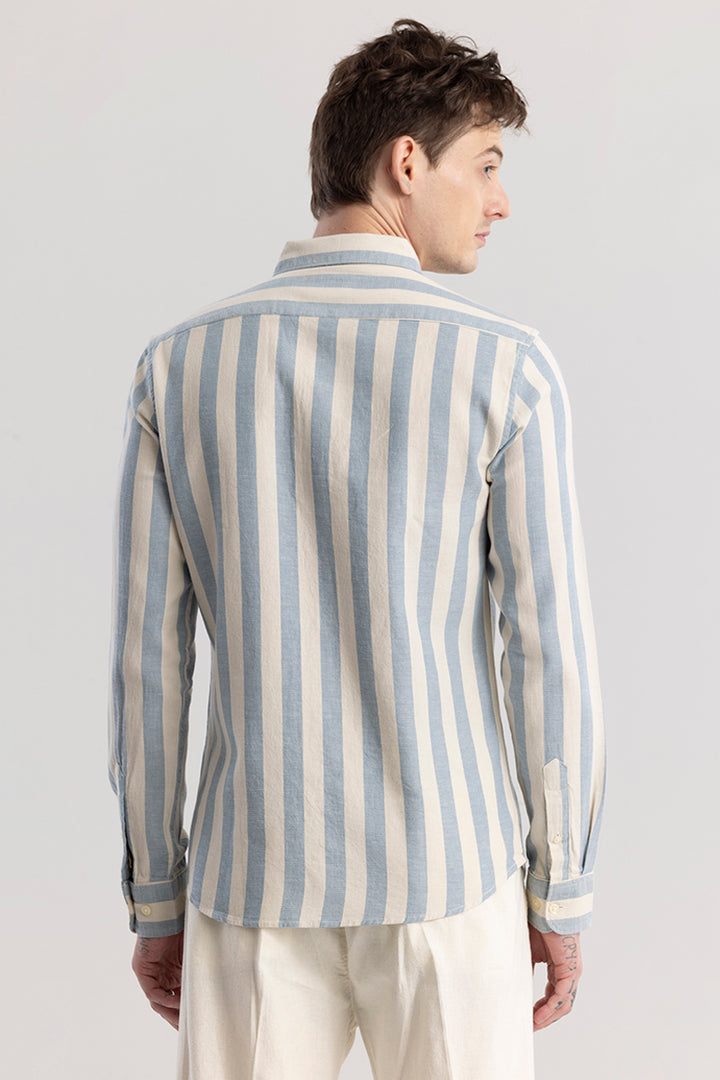 Aurora Light Blue Stripe Shirt