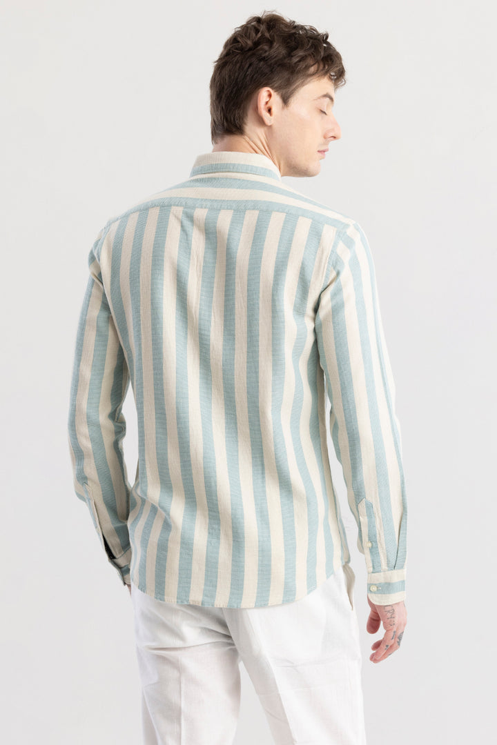 Aurora Blue Stripe Shirt