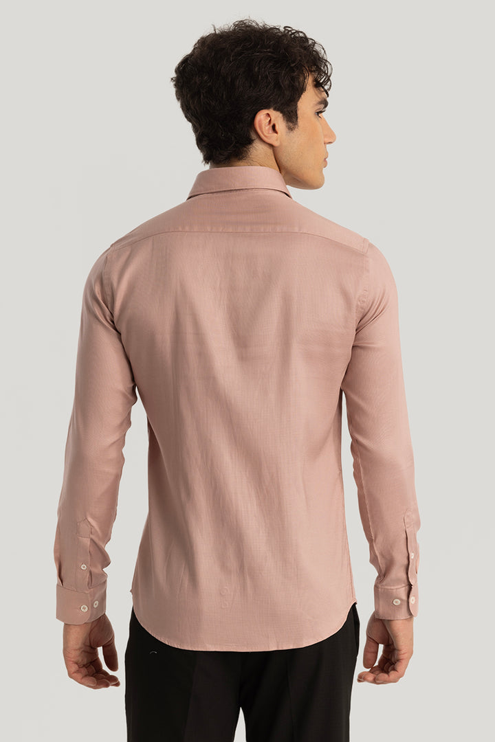 Easy Iron Pink Slim Fit Shirt