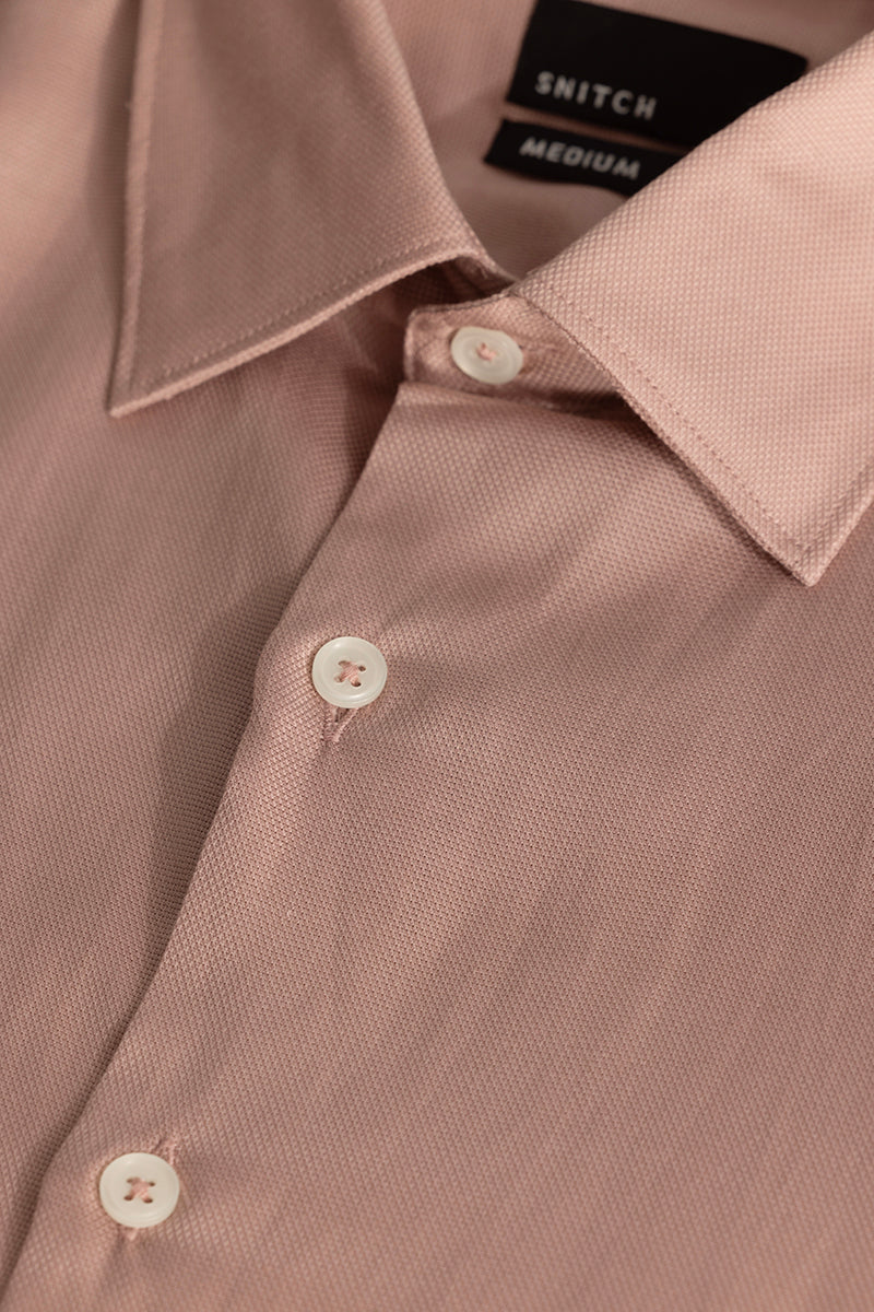 Easy Iron Pink Slim Fit Shirt