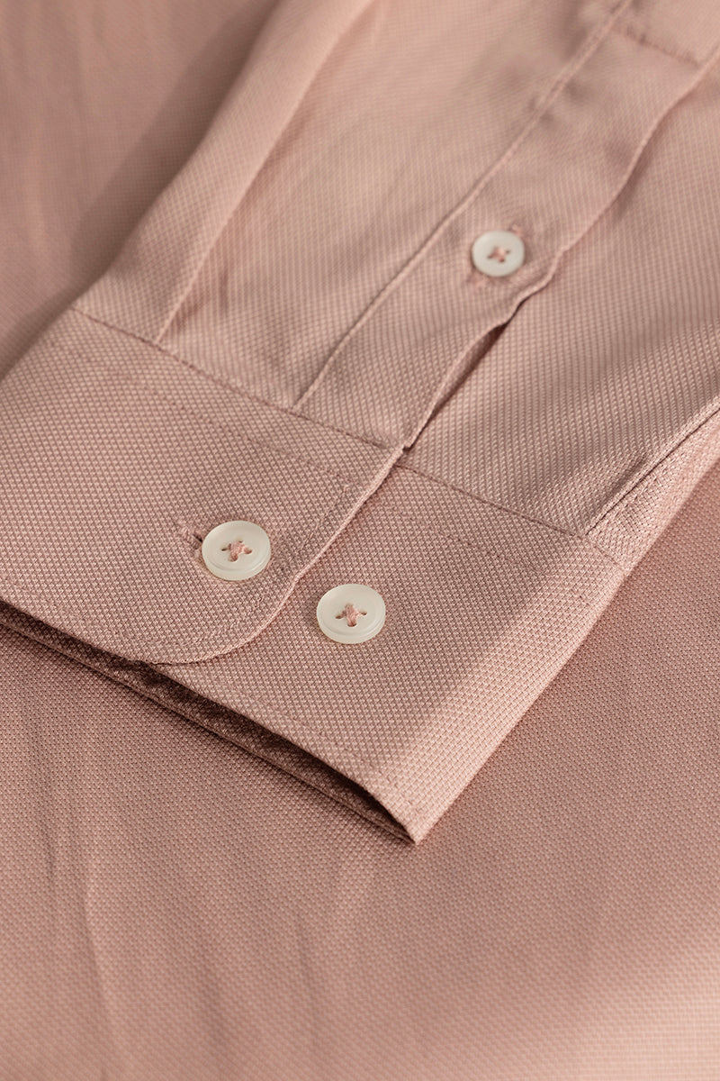 Easy Iron Pink Slim Fit Shirt