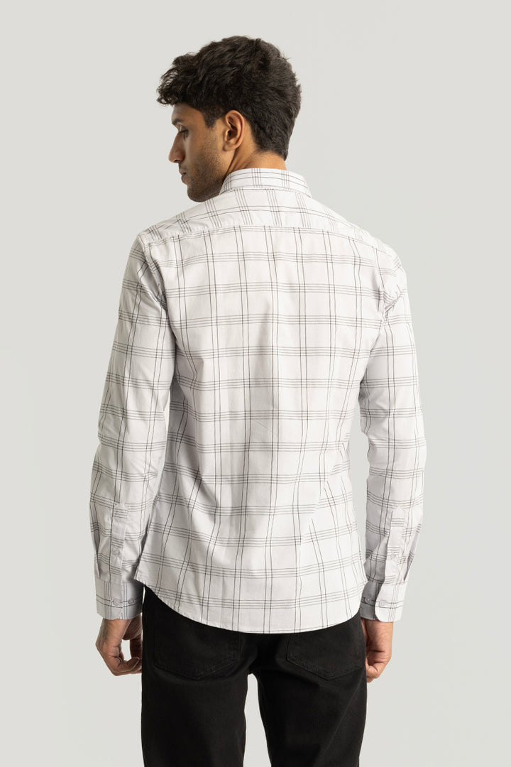 Margaux Grey Checks Shirt