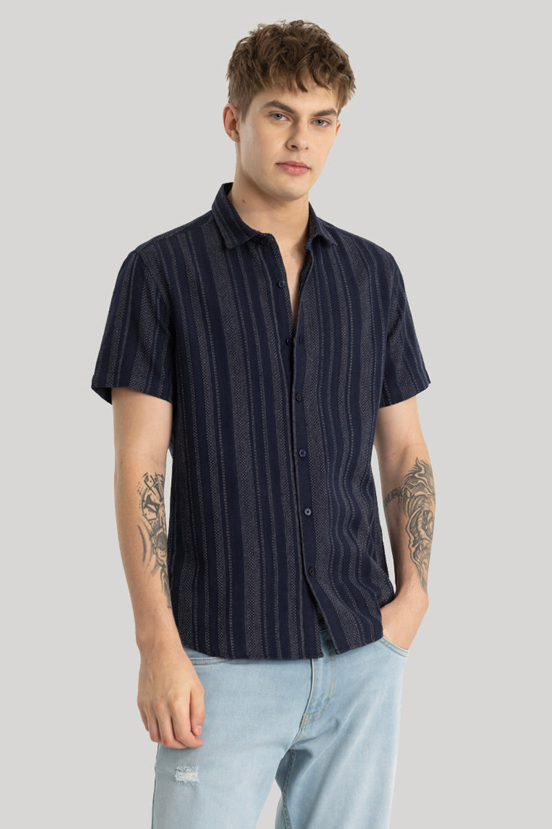 Navy Stripes Shirt