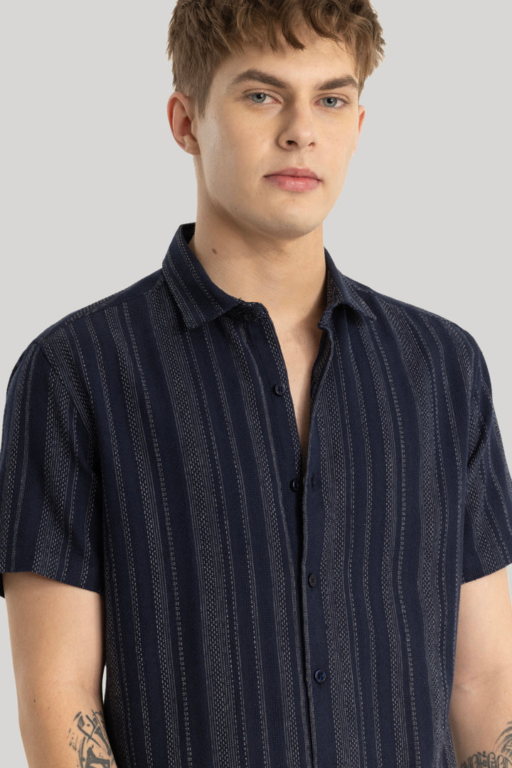 Navy Stripes Shirt