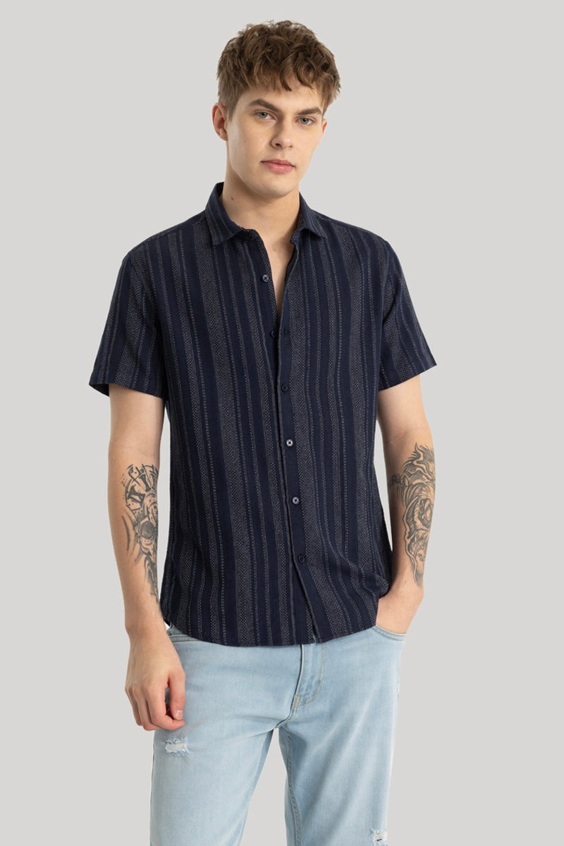 Navy Stripes Shirt