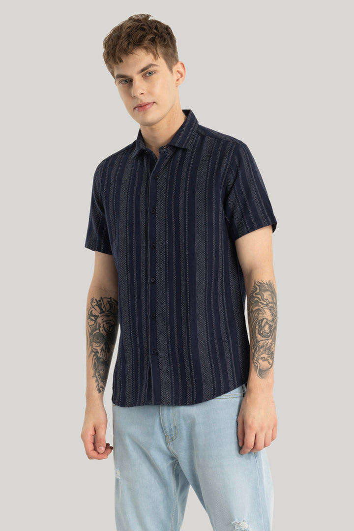 Navy Stripes Shirt