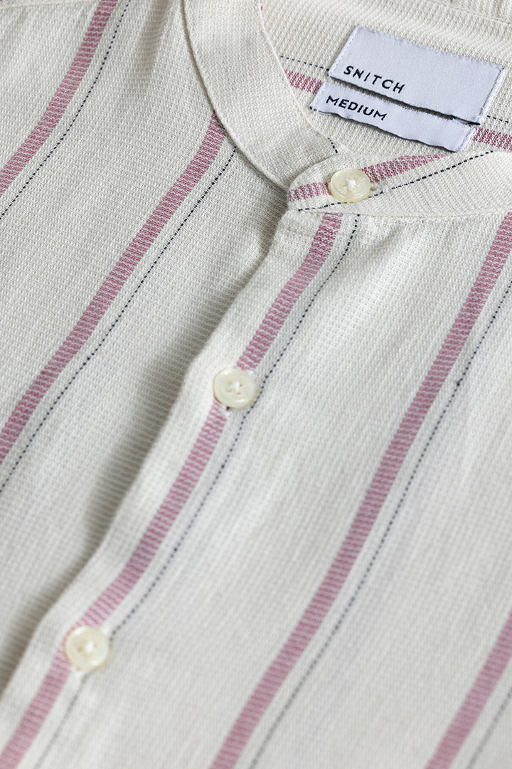 Gianluca Pink Stripe Shirt