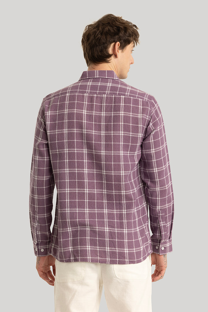 Joost Purple Checks Shirt