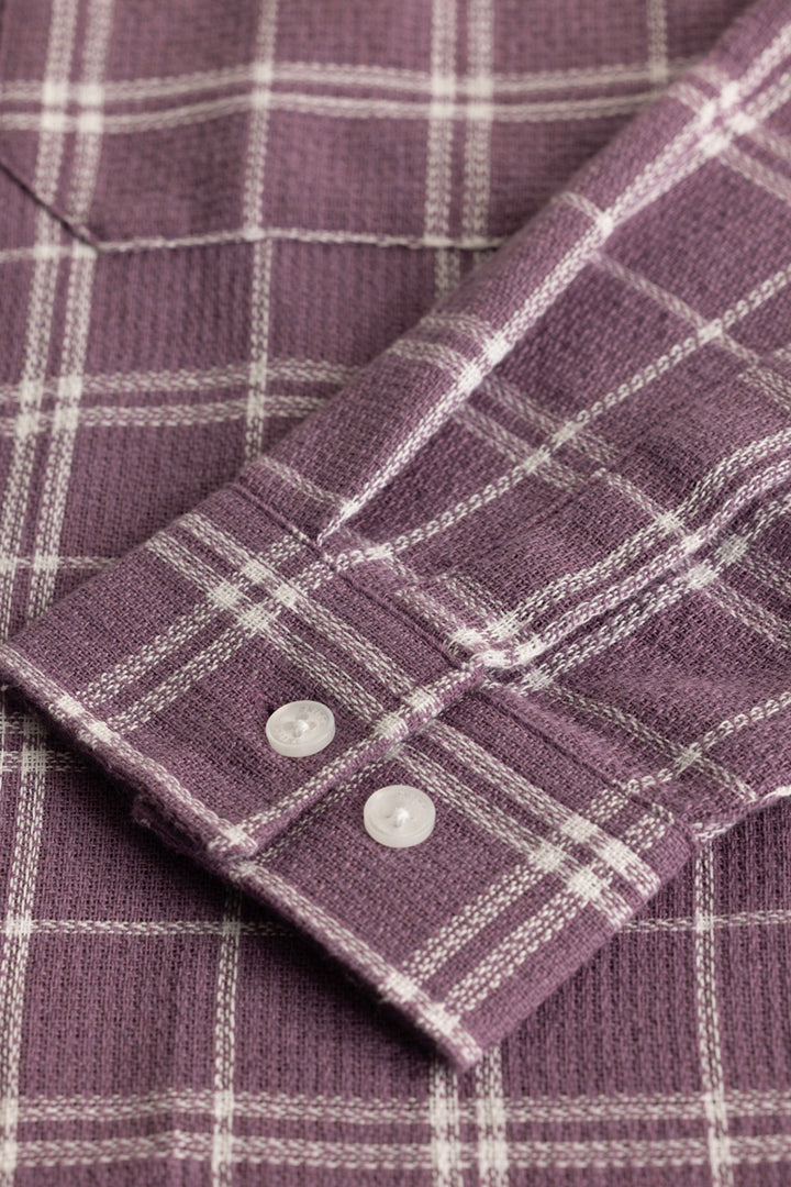 Joost Purple Checks Shirt