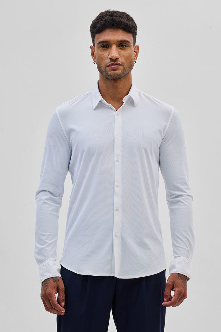 White Slim Fit Shirt