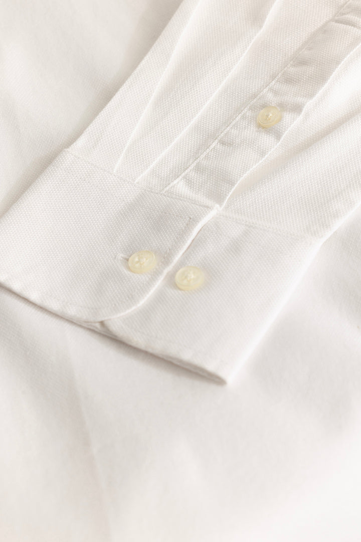 White Plain Formal Shirt