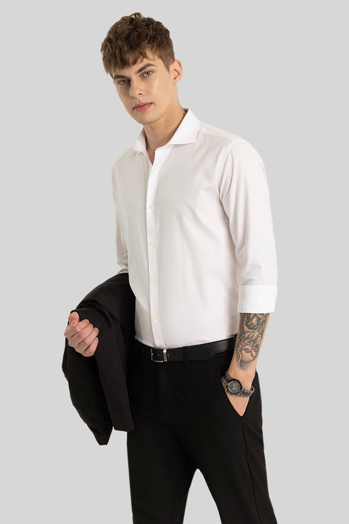 White Plain Formal Shirt