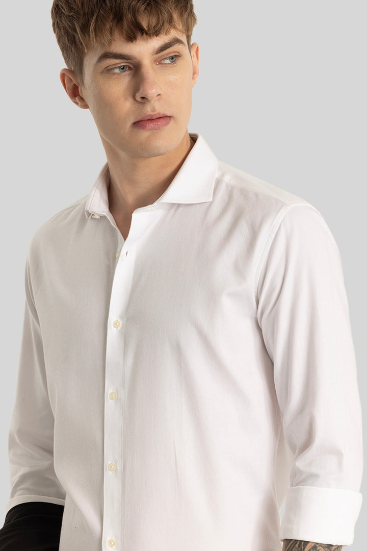 White Plain Formal Shirt