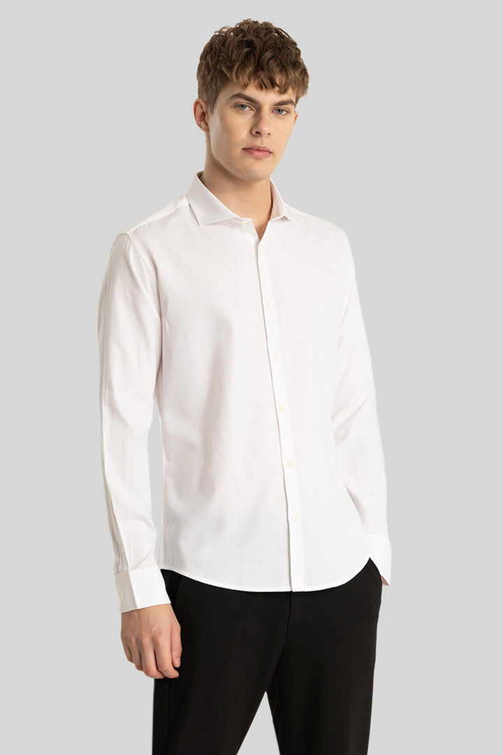 White Plain Formal Shirt