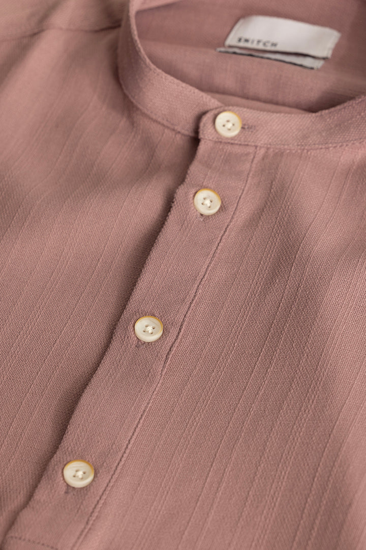 Rutger Mauve Textured Kurta