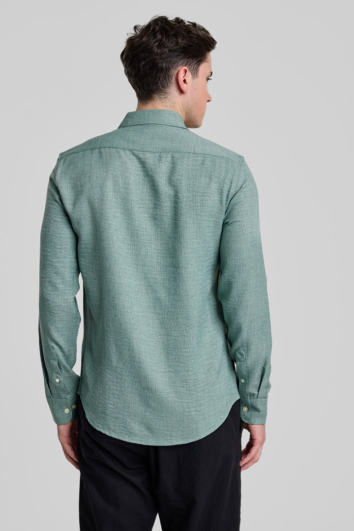 Mint Green Slim Fit Shirt