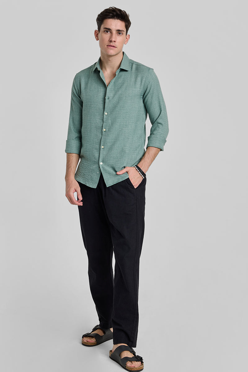 Mint Green Slim Fit Shirt