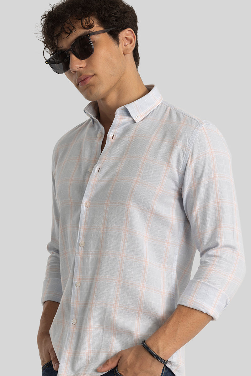 Blue Gingham Checks Shirt