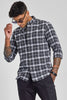 Grey Checks Oxford Shirt