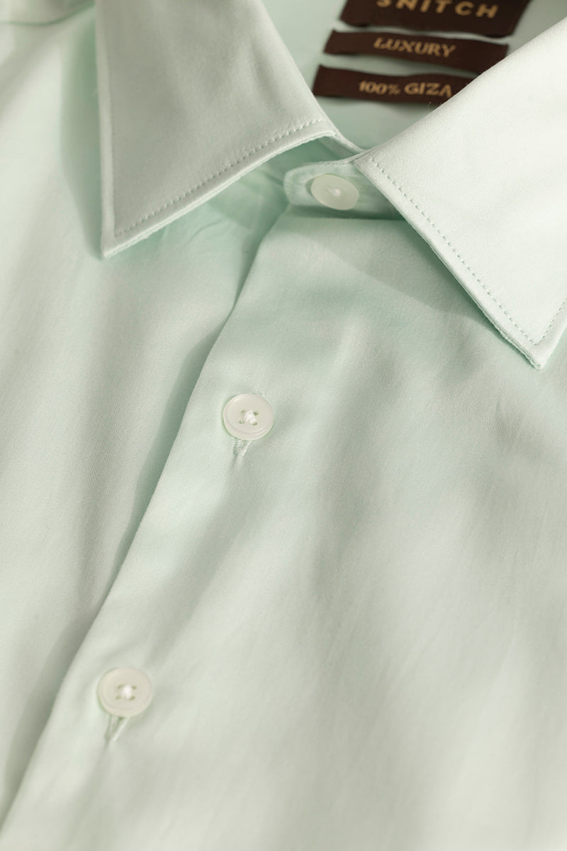 Pista Green Giza Cotton Shirt