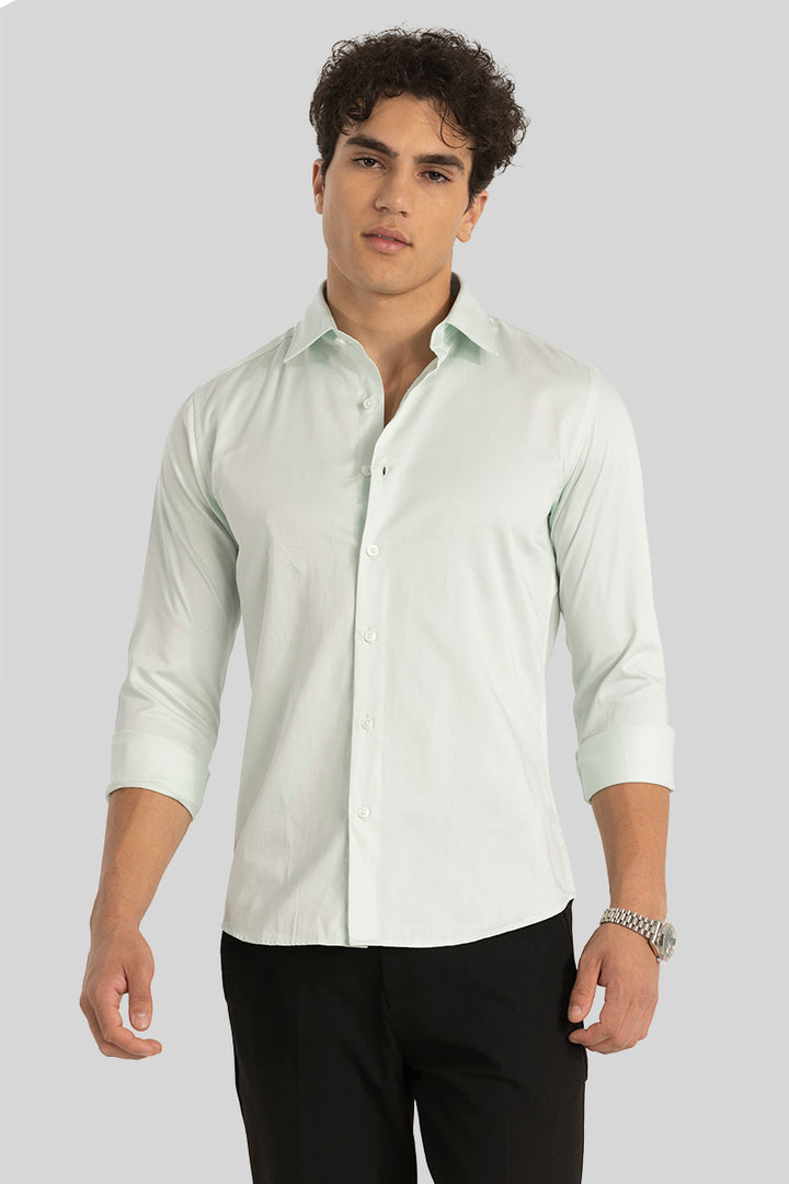 Pista Green Giza Cotton Shirt