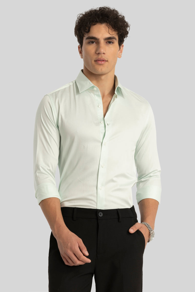 Pista Green Giza Cotton Shirt