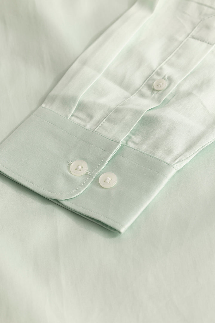 Pista Green Giza Cotton Shirt