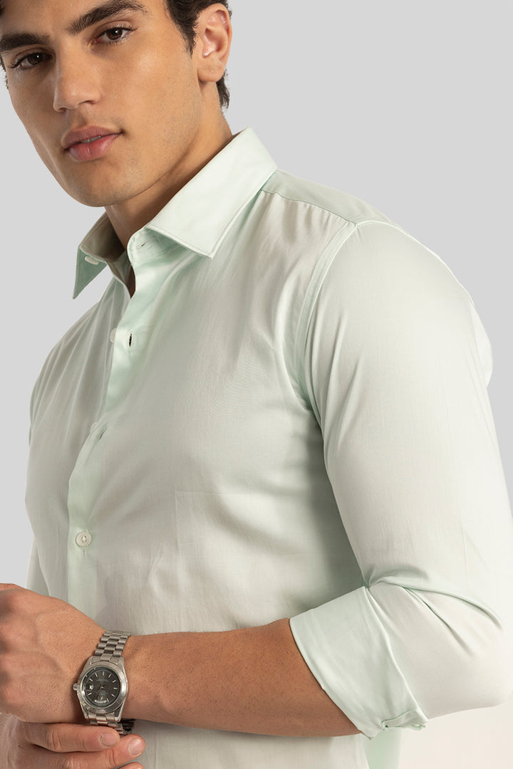 Pista Green Giza Cotton Shirt