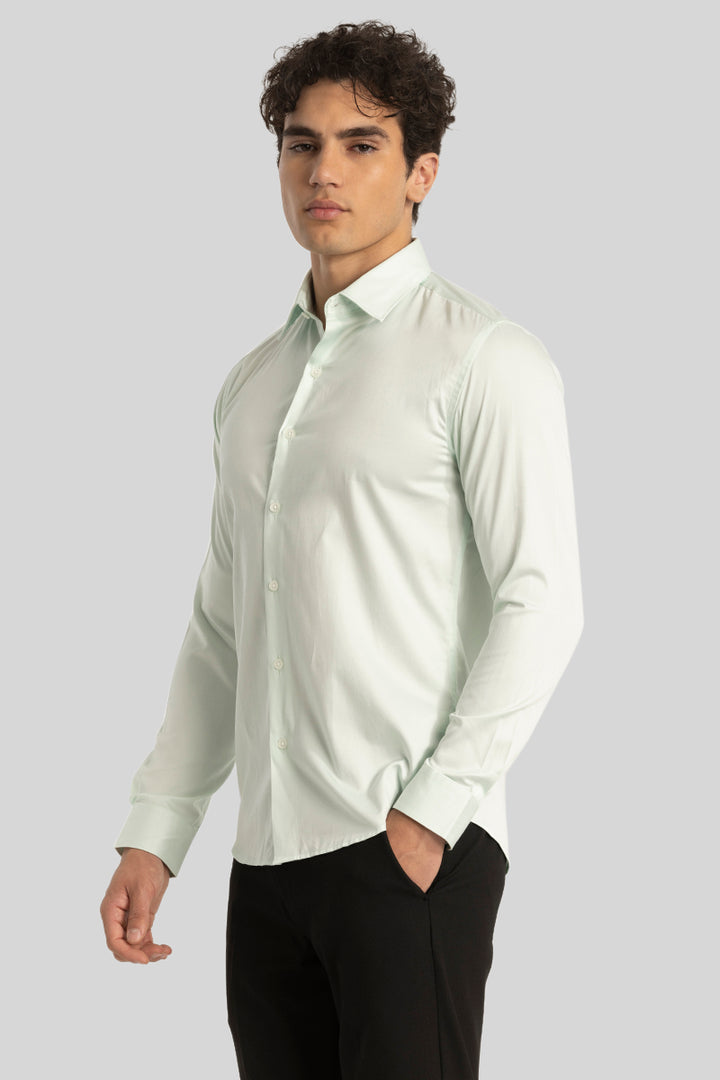 Pista Green Giza Cotton Shirt