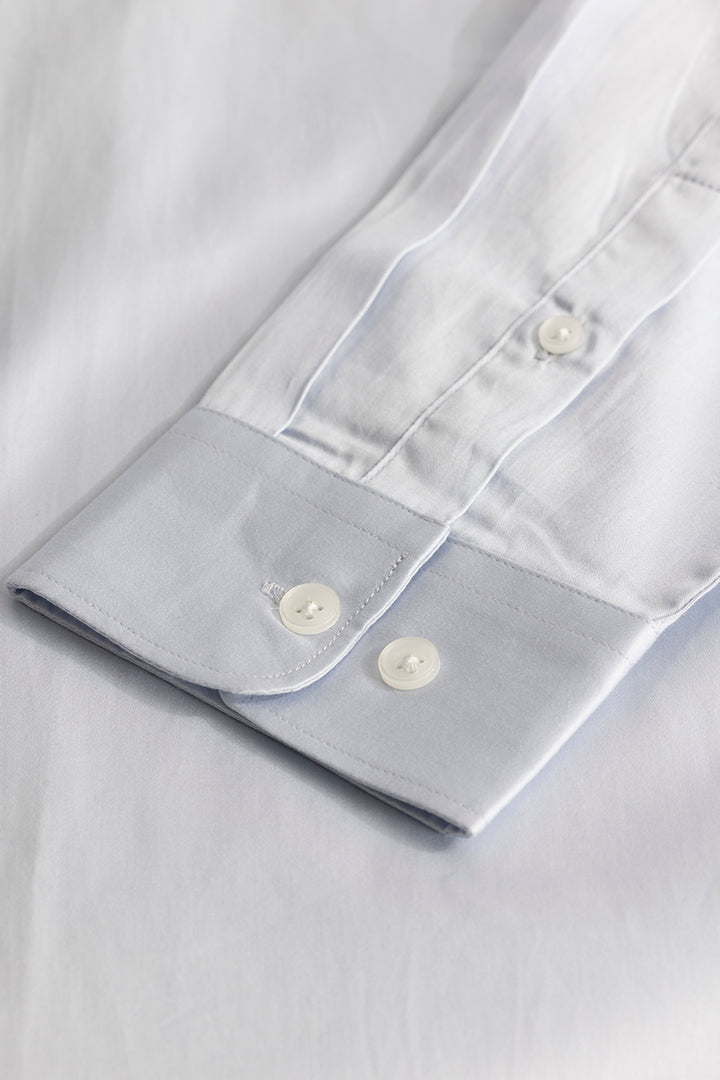 Powder Blue Giza Cotton Shirt