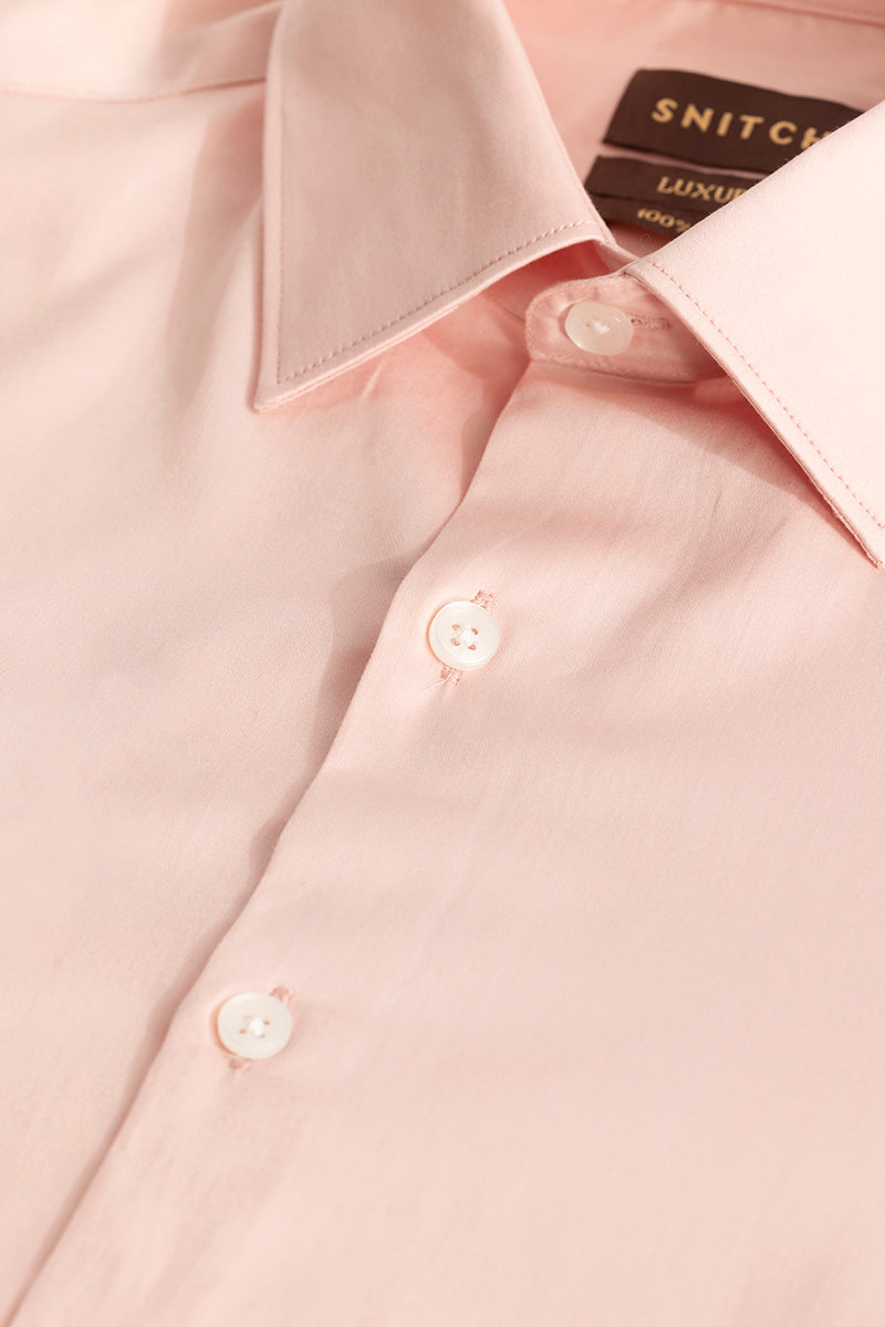 Light Pink Giza Cotton Shirt