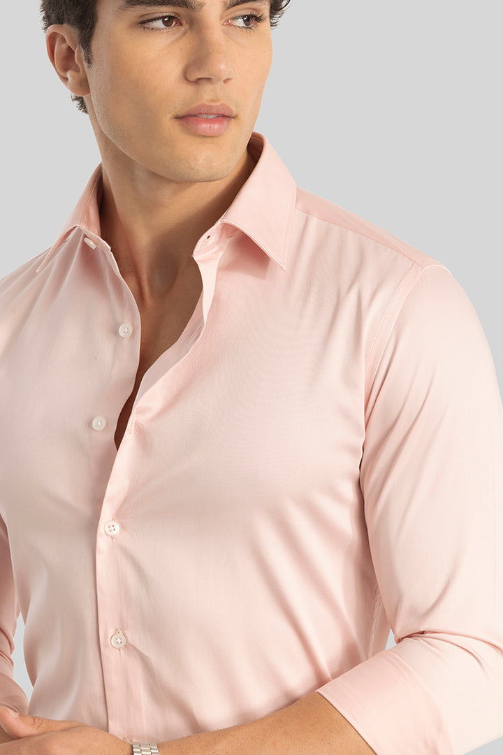 Light Pink Giza Cotton Shirt