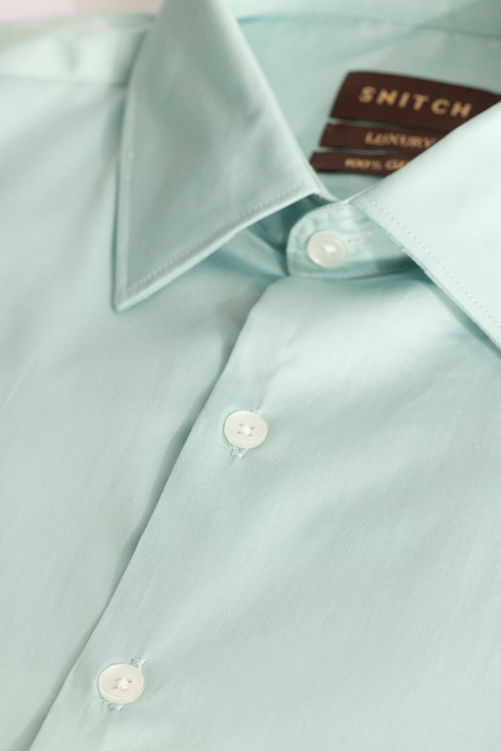 Green Giza Cotton Shirt