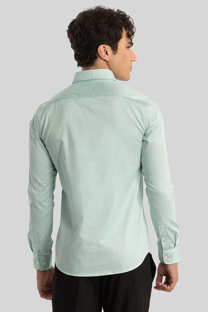 Green Giza Cotton Shirt