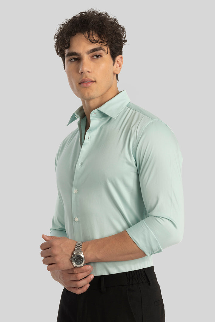 Green Giza Cotton Shirt