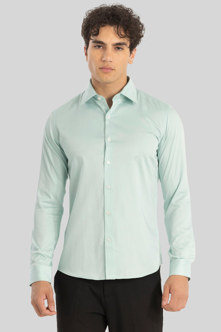 Green Giza Cotton Shirt