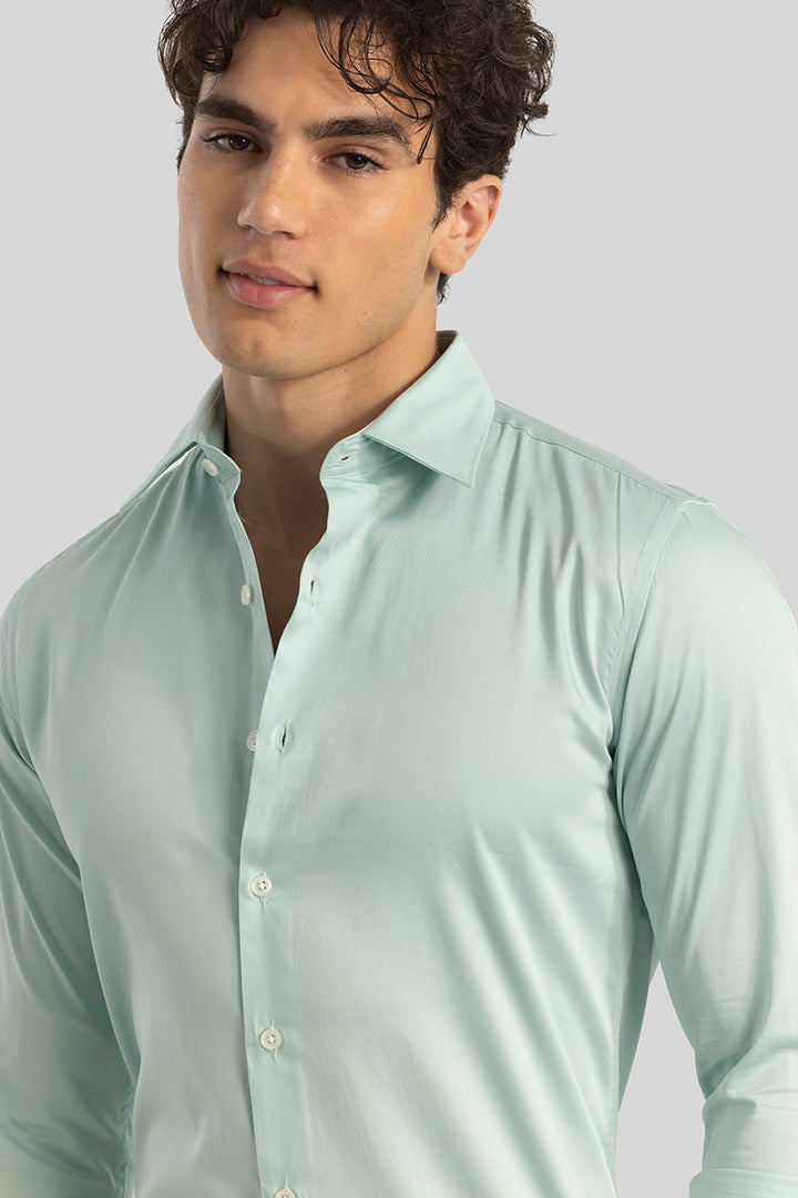 Green Giza Cotton Shirt