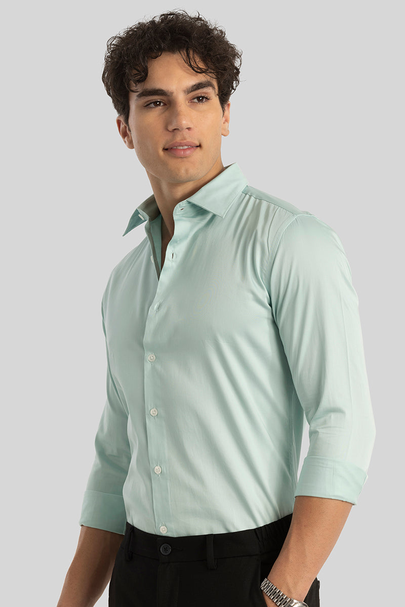 Green Giza Cotton Shirt