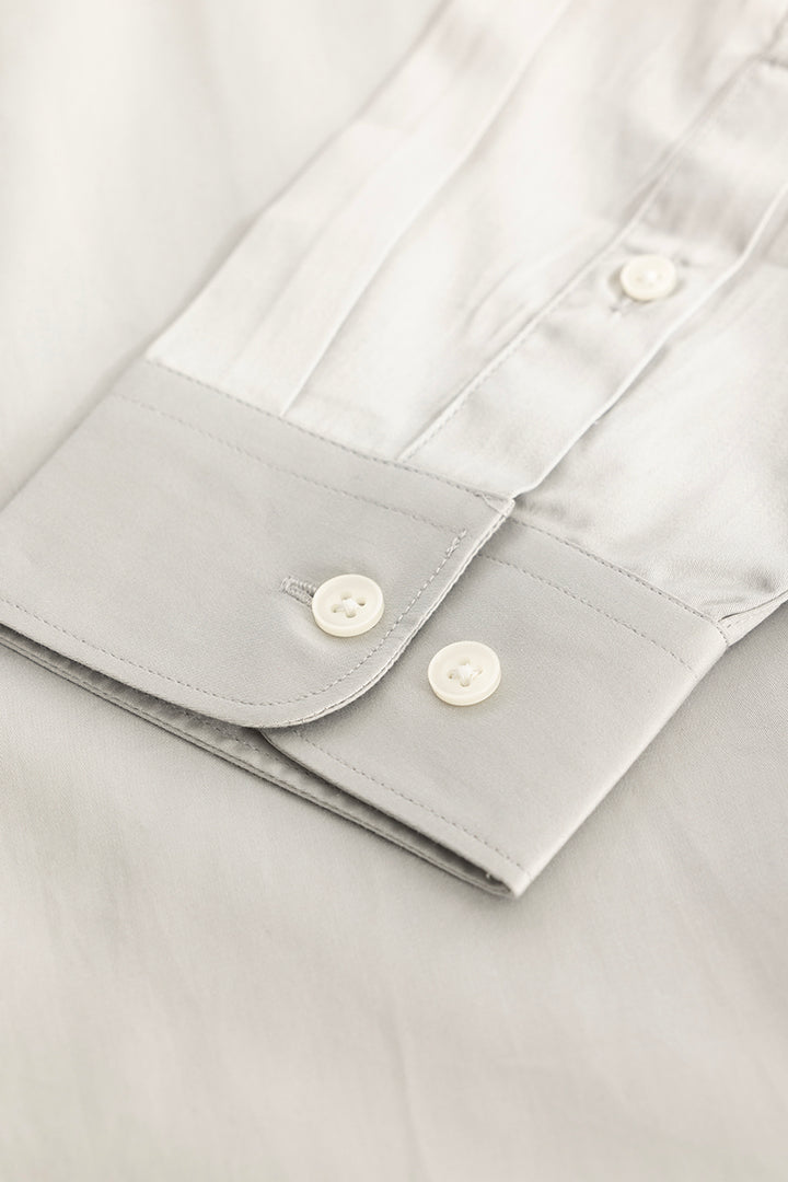 Light Grey Giza Cotton Shirt