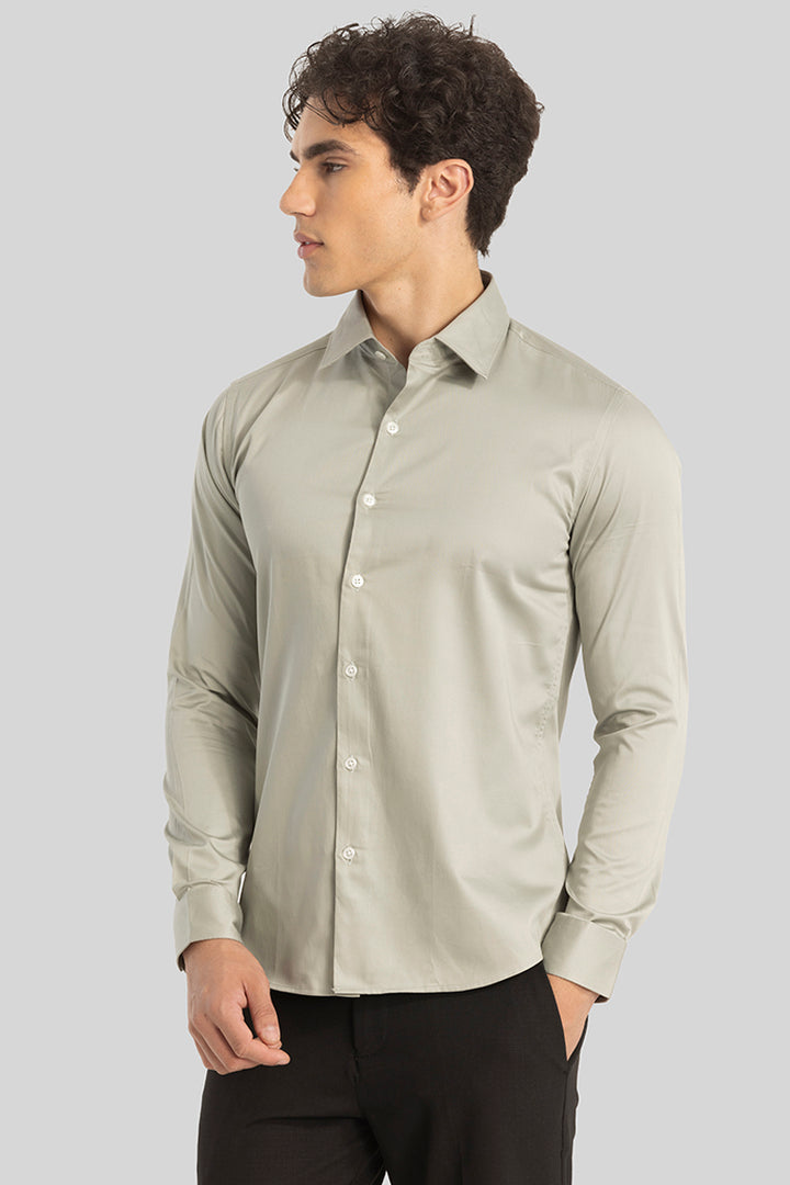 Light Green Giza Cotton Shirt