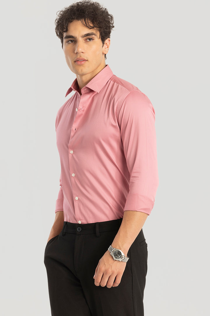 Pink Giza Cotton Shirt