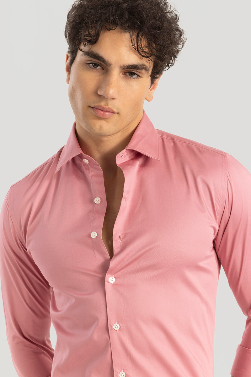 Pink Giza Cotton Shirt