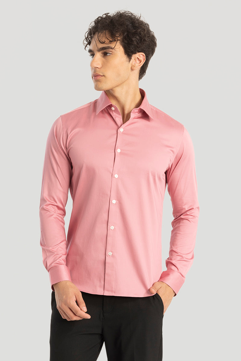 Pink Giza Cotton Shirt