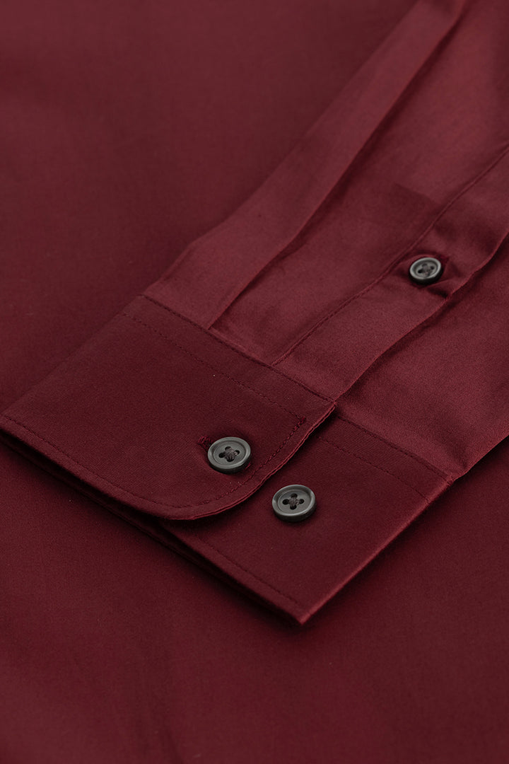 Red Giza Cotton Shirt